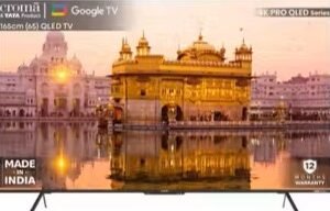 Croma 65" (165 cm) QLED 4K UHD Smart Google TV – 2024 Edition | Dolby Vision + Atmos